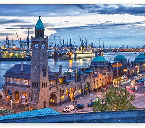 Vlies Fototapete 350x270 cm | TOP | Tapete | Fototapeten | Tapeten | Wandbilder XXL | – Hamburg 100404-154