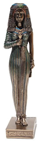 20 cm Ägyptische – Die Frau von nachtmin kalt gegossen Bronze Figur