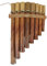 Panflöte aus Bambus (Größe Durchschnitt) Musikinstrument