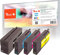 Peach H950/951 Spar Pack Druckerpatronen (BK, C, M, Y) ersetzt HP No. 950, No. 951, CN049A, CN050A, CN051A, CN052A für z.B. HP OfficeJet Pro 8600 Plus e-All-in-One, HP OfficeJet Pro 8610 e-All-in-One