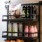 Dispensa Tandem Side Türregal inkl. 4x ARENA Style Einhängetablare anthrazit Höhe: 1100 mm für 60er Hochschrank von SO-TECH®