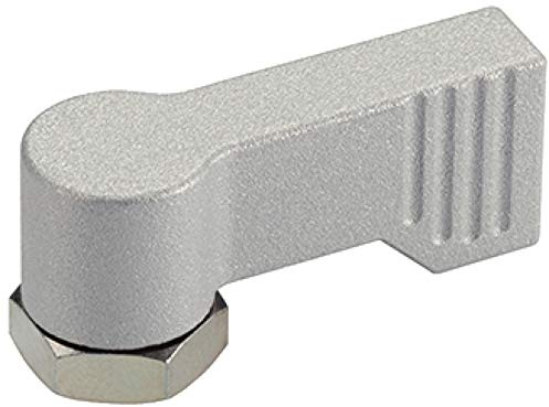 HALDER 24101.0231 Drehriegel, Silber, d1=17 mm