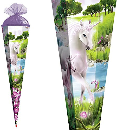 XXL Schultüte Märchen Einhorn (85 cm)
