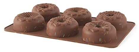 Excelsa Dolceforno Stampo da Forno 6 Donuts, Silicone