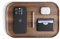 Plateau de Rangement EDC en Bois de qualité supérieure pour Accessoires de Bureau et de Console