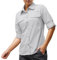 33,000ft Camisa para mujer UPF50+ con protección UV, de secado rápido, para tiempo libre, manga larga, para senderismo, pesca, safari, viajes, golf, gris plateado, S