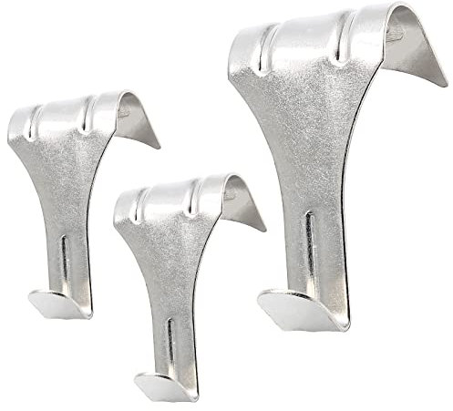 Zorfeter 30 Pcs Picture Rail Hooks Hangers Moulding Hooks for Photo Frame Picture Hang, Silver