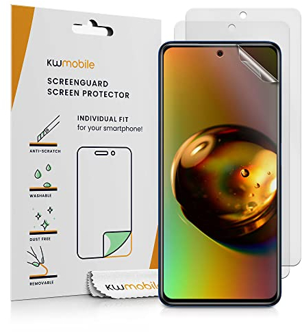 kwmobile 3X Folie matt kompatibel mit Xiaomi Poco X3 NFC/Poco X3 Pro - Displayschutzfolie Schutzfolie - Displayschutz Displayfolie entspiegelt