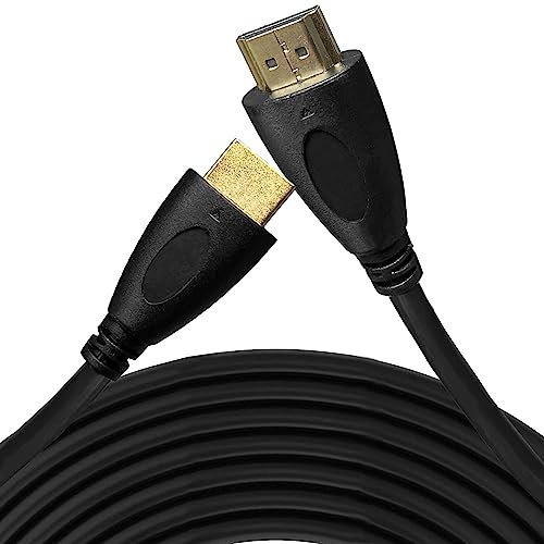 eDealz 70 ft HDMI Cable Ultra High Speed Gold Plated 4K @ 60Hz, Ultra HD, 1080P & ARC Compatible with Laptop, Gaming PC, Monitor, PS5, PS4, Xbox X, One, Fire TV, Apple TV, ROKU, Soundbar & More