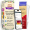 Brewsy Starter-Set für die Weinherstellung – Custom Wine Kit – 4 Flaschen in 9 Tagen – Rot- oder Weißwein – Verwenden Sie jeden Saft