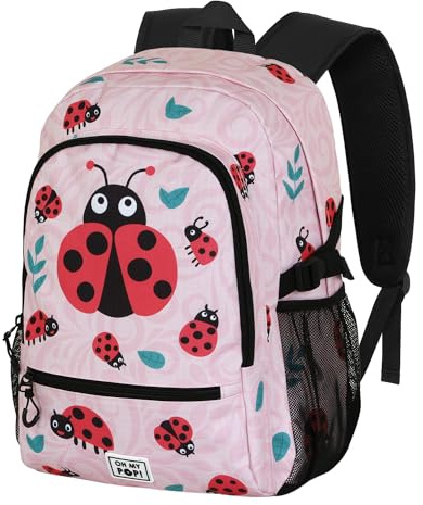 Oh My Pop! Ladybug-Fan Fight Rucksack 2.2, Rosa, 31 x 44 cm, Kapazität 24 L