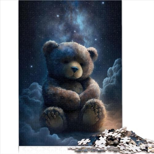 1000 Pieces Jigsaw Puzzles Teddy Bear Style Jigsaw Puzzles for Adults wooden puzzles Educational Game Challenge Toy 1000pcs (75x50cm)