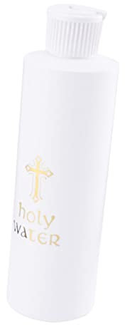 PRETYZOOM 2 Stücke Weihwasserflasche Katholischen Reiseflasche Jesus Kreuz Muster Für Exorzismus