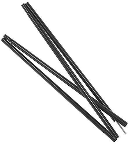 POENVFPO Tent Rod Iron Tent Rod Pole 2m Outdoor Iron Shelter Canopy Supporting Folding Pole Barfor Hiking Backpacking CampingTent Stakes