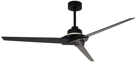 Ventilador de techo Brisa Mini negro-madera LED 20w con IP44