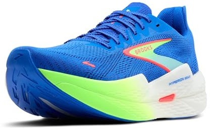 BROOKS Hyperion Max 2, Sneaker Uomo, Cobalt Green Gecko Limpett, 45.5 EU