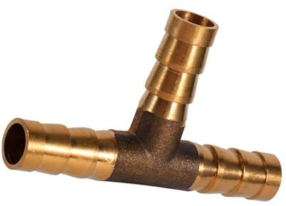 3-Wege Schlauchkupplung Schlauchverschraubung Schlauchverbinder Messing (8 mm)