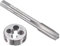 TOP-VIGOR Ensemble tarauds et filières métriques M9 x 1,25 mm, tarauds à vis avec matrice de filetage rond, kit de tarauds et filières robustes pour bricolage, réparation, coupe de filetage externe et