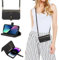 GoodcAcy Coque pour Huawei P30 avec Cordon,Etui Huawei P30,Flip Portefeuille Étui en Cuir,[9 Porte Cartes],Réglable Collier Housse Etui Rabat Case - Noir