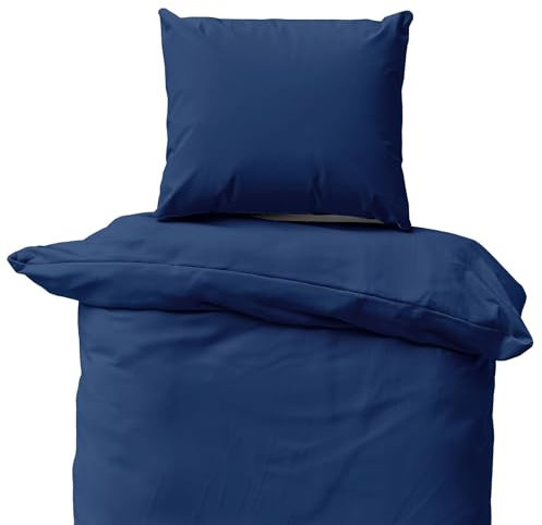 Leonado Vicenti Bettwäsche Baumwolle 155x200 Einfarbig Uni Premium Renforce als 2teilig 3teilig 4teilig Reißverschluß