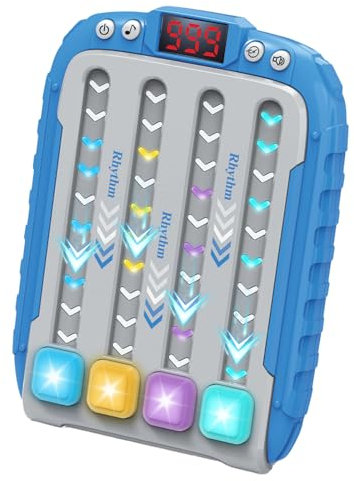 Fullware Handheld Spielkonsole für Unterwegs Gameboy Fidget Toy Quick Push Reisespiele Antistress Spielzeug Handkonsolen Geschenk ab 4 5 6 7 8 9 10 Jahre Jungen Mädchen Kinder Erwachsene (Blau)