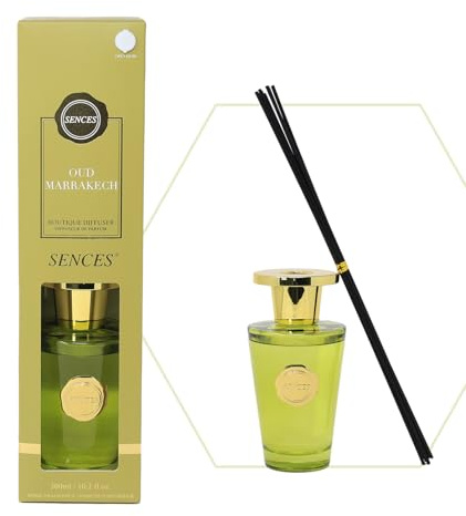 Boutique Reed Diffuser 300ml Scented Wick Fragrance Oud Marrakech Aromatherapy