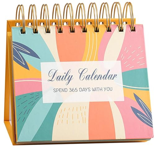 Inspirierender Tageskalender Aufstellbare Bunte Tägliche