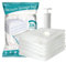 HOME LOVING - Buste Sottovuoto Vestiti con Pompa Manuale, 5 Pezzi, Small Medium e Jumbo, Bianco