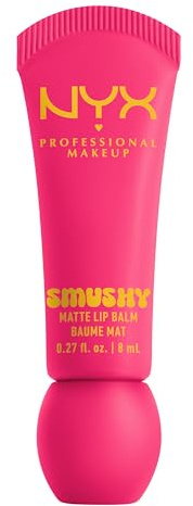 NYX Professional Makeup - Baume à Lèvres Teinté Mat Effet Floutant - Formule Enrichie en Poudre de Riz Mochi et Céramides Nourrissants - Teintes Parfumées - Smushy Lip Balm - Teinte : Sweet Smack
