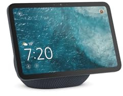 Zertifiziert und generalüberholt Amazon Echo Show 8 (neueste Generation), brillantes 8,7-Zoll-Display in HD-Auflösung mit raumfüllendem 3D-Audio und Alexa, Graphit
