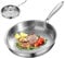 Titanium Hammered Pan Pro with Lid, Multifunctional Ultra-Durable Scratch-Resistant Non Stick Nutri Pans, Titanium Frying Pans for Cooking (One Size,30cm/11.8in)