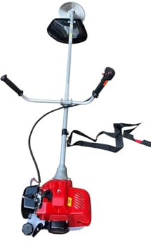 Débroussailleuse Thermique Highpower Professional, 52cc 2 Temps, avec 2 Disques et Bobine, Rouge