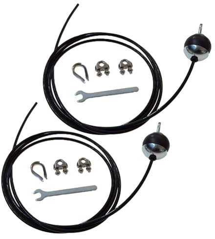 Polea de acero resistente de 200 mm para cable para mejorar su experiencia de levantamiento de pesas en máquinas de cable (2 piezas)