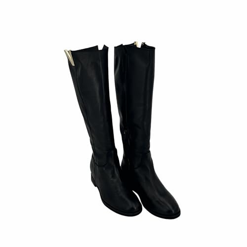 Camarri dal 1916 Stivale artigianale nero con zeppa interna, 36