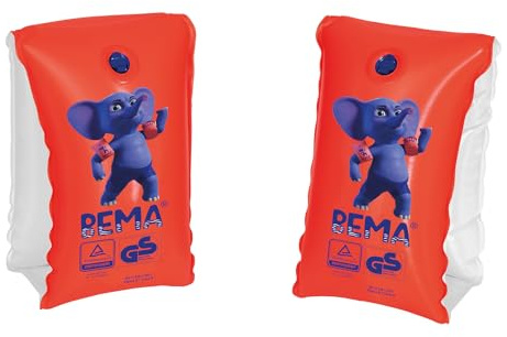 Bema® Schwimmfluegel, orange, Gr. 0, 14,5 x 19,5 cm, Höchstgewicht: 30 kg, für Kinder von 1-6 Jahren
