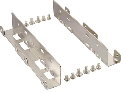 InLine 39950C HDD/SSD Einbauschienen, 2x 6,35cm (2,5) zu 8,89cm (3,5), nur Rahmen und Schrauben