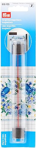 Prym 610700 - Righello con lente d'ingrandimento