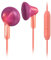 Philips SHE3015BK Cuffie Auricolari con Microfono, Suono Dettagliato, Cavo Robusto, Rosa