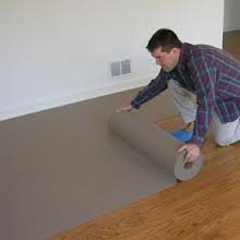 RECYCLED HEAVY DUTY ROLL OUT FLOORING PROTECTION/100% recycled floor protection (500mm width x 40m length, Recycled Carton Packaging)