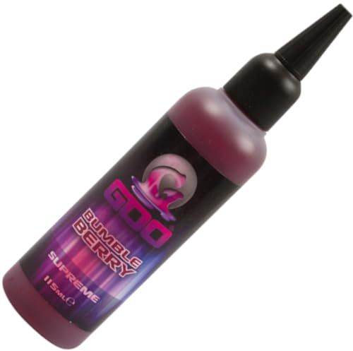 Korda Aroma für Boilies, Pellets & Partikelköder zum Karpfenangeln GOO Liquids Kiana Carp Dip, Geschmack:Bumbleberry Supreme