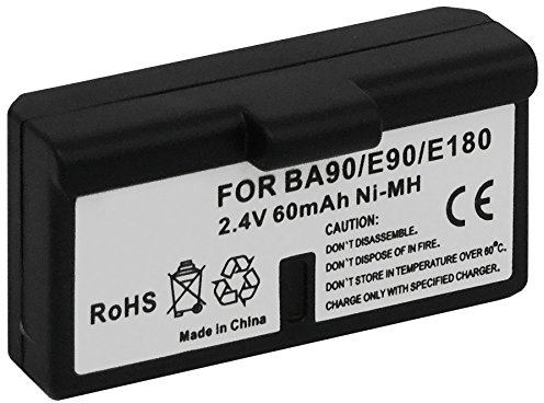 Ersatz-Akku BA-90 für Sennheiser Audioport A1, E90, E180 (Set 180), HDE 1030 / HDI 91, 92... / RI 200, RI 300... - s. Liste