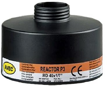 AVEC CHEM AFC30 Reactor P3 Spezial-Atemschutzfilter, schwarz