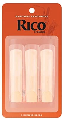 RICO Blätter für Baritonsaxophon Stärke 3.0 (3 Stück)