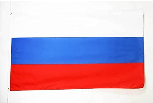 AZ FLAG - Flagge Russland - 90x60 cm - Russische Fahne 60 x 90 Cm Feiner Polyester - Flaggen