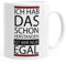 MoonWorks Kaffee-Tasse Ich hab das Schon verstanden ist Mir nur egal Spruch Tasse mit Innenfarbe Bordeauxrot Unisize