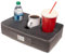 Cup Cozy Pillow (Gray) As Seen on TV-The world's BEST cup holder! Keep your drinks close and prevent spills. Use it anywhere-Couch, floor, bed, man cave, car, RV, park, beach and more!