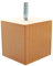 Furniture Legs Europe Möbelfuß vierkant Holz Höhe 5 cm (M8) | Hohe Qualität und nachhaltiges Holz mit transparentem Schutzlack (4 Stück)