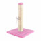 Nobleza - Katzenbaum mit Pfosten-Sisal-Kratze Kätzchen Spielturm mit Hängespielzeug Kleine Katze Kletteraktivitätszentrum, Fuchsia, 25 * 25 * 35cm