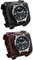 JewelryWe 2pcs Herren Armbanduhr Analog Quarz 30M wasserdichte Sportuhr Uhren mit Breit Leder Echtleder Armband, Schwarz Braun