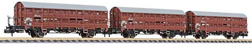 Liliput L260134 N 3er-Set Verschlagwagen der DB